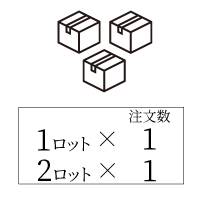 1ロット×注文数：1、2ロット×注文数：1